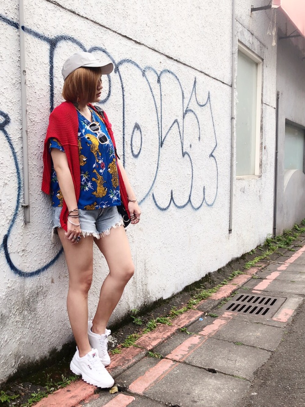 「summer、girl、ADER error、FILA、STYLE、stylist、stylistbianca、fashion、fashion blogger、street」｜「ZARAのアイテム（Tシャツ/カットソー、その他）」を使った、Bianca Loさん（レディース・167cm）の春コーディネートの1枚目の写真