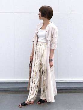 優さん(レディース・158cm)の夏コーディネート