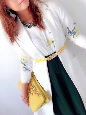 「stradivarius（ストラディバリウス）のアイテム（その他アウター）」を使った、Yuriさん（レディース・161cm）の秋コーディネート