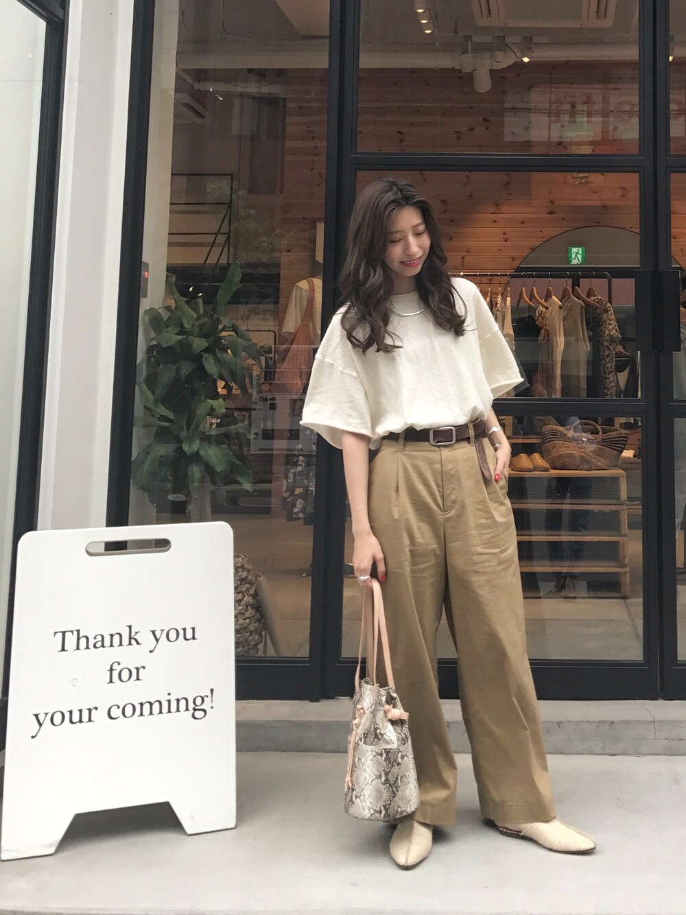 Nakai     Ayamiさん（レディース・155cm）の春コーディネートの1枚目の写真