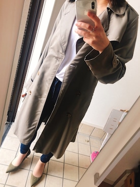 「PLST（プラステ）のアイテム（シューズ）」を使った、KMRさん（レディース・165cm）の秋コーディネート