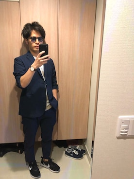 「orcival」｜「アイテム（アナログ腕時計）」を使った、Ryo-jiさん（メンズ・161cm）の春コーディネート