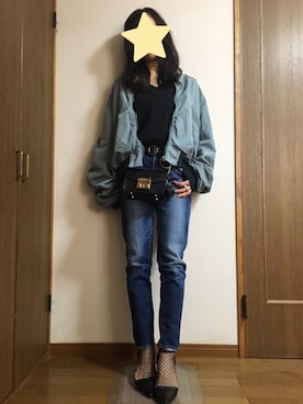 「ENVYM（アンビー）のアイテム（アクセサリー）」を使った、nanamiさん（レディース・156cm）の冬コーディネート