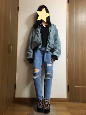 nanamiさん（レディース・156cm）の春コーディネート