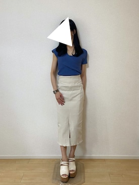 nanamiさん（レディース・156cm）の夏コーディネート