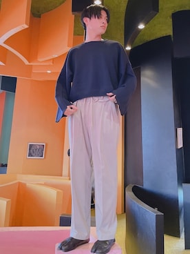 「IOSSELLIANI（イオッセリアーニ）のアイテム（アクセサリー）」を使った、ゆうきさん（メンズ・176cm）の秋コーディネート