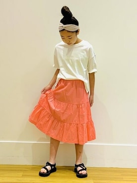 「ガールズ」｜GAP Kids＆Babyさん（キッズ・143cm）の夏コーディネート