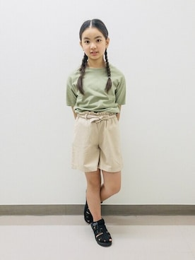 「ガールズ」｜GAP Kids＆Babyさん（キッズ・140cm）の夏コーディネート