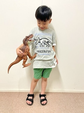 「アクティブ」｜「アイテム（Tシャツ/カットソー）」を使った、GAP Kids＆Babyさん（キッズ・116cm）の夏コーディネート