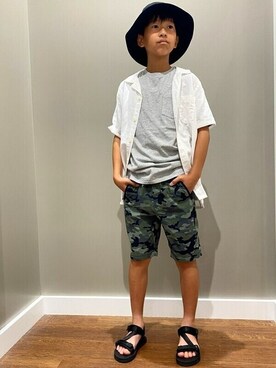 GAP Kids＆Babyさん（キッズ・145cm）の夏コーディネート