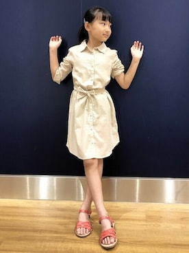 「ギャップキッズ」｜GAP Kids＆Babyさん（キッズ・126cm）の夏コーディネート