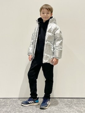 「GAP（ギャップ）のアイテム（ジャケット/アウター）」を使った、GAP Kids＆Babyさん（キッズ・100cm）の秋コーディネート