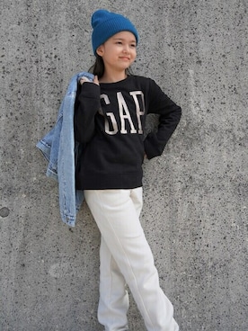 「GAP（ギャップ）のアイテム（ジャケット/アウター）」を使った、GAP Kids＆Babyさん（キッズ・124cm）の秋コーディネート