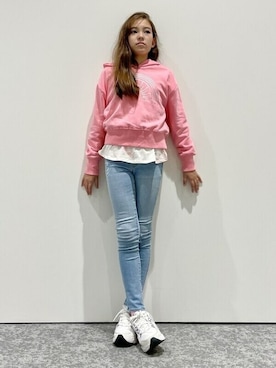 「ギャップキッズ」｜GAP Kids＆Babyさん（キッズ・145cm）の秋コーディネート