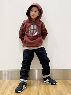 「ギャップキッズ」｜GAP Kids＆Babyさん（キッズ・118cm）の秋コーディネート