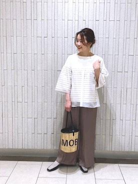 「ネイル」｜ルクールブラン金沢リント百番街店スタッフさん（レディース・160cm）の春コーディネート