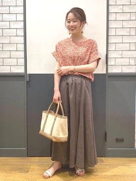 ルクールブラン金沢リント百番街店スタッフさんのコーディネート