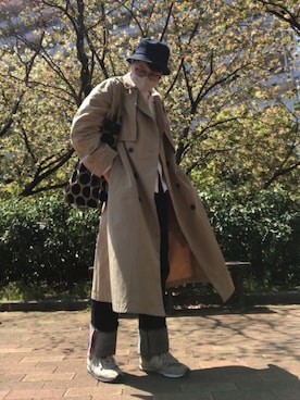 「BeAMS DOT（ビームスドット）のアイテム（その他アウター）」を使った、ぴろりさん（メンズ・170cm）の春コーディネート