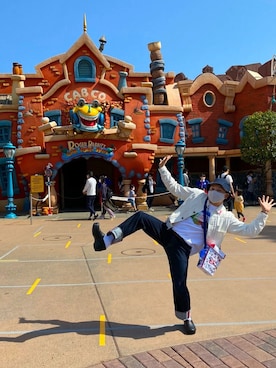 「傳 tutaee（ツタエ）のアイテム」を使った、ぴろりさん（メンズ・170cm）の春コーディネート