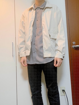 「Blue Standard （ブルースタンダード）のアイテム（パンツ）」を使った、ぺこおんさん（メンズ・185cm）の春コーディネート