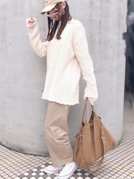 Moeさん（レディース・170cm）の秋コーディネート