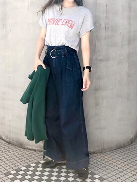 Moeさん（レディース・170cm）の秋コーディネート