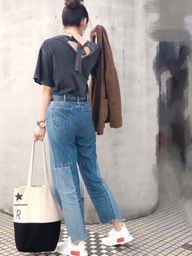 Moeさん（レディース・170cm）の秋コーディネート