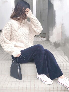 Moeさん（レディース・170cm）の秋コーディネート