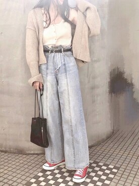 Moeさん（レディース・170cm）の秋コーディネート