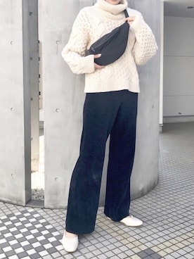 Moeさん（レディース・170cm）の冬コーディネート