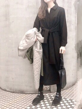 ミリタリージャケットを使った Yohjiyamamoto のレディース人気ファッションコーディネート Wear