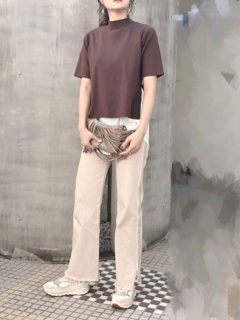 RIM.ARK（リムアーク）の「Docking shirt knit tops（ニット