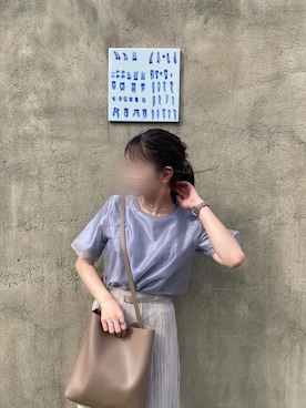 「透けトップス」｜「アイテム（その他）」を使った、ctmjpさん（レディース・157cm）の秋コーディネート