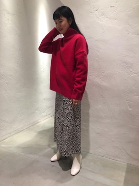 南里 葵さん(レディース・162cm)の秋コーディネート