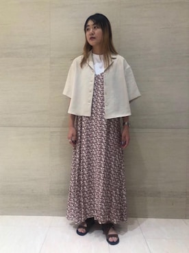 南里 葵さん（レディース・162cm）の夏コーディネート