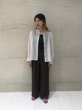 南里 葵さん（レディース・162cm）の夏コーディネート