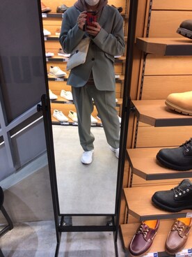 「Champion（チャンピオン）のアイテム（ショルダーバッグ）」を使った、いのっちさん（メンズ・161cm）の春コーディネート