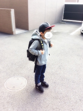 tomopさん（キッズ・123cm）の冬コーディネート