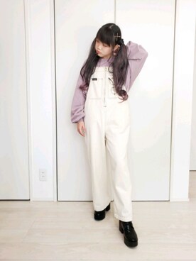 オールインワン サロペットを使った 中学生女子 の人気ファッションコーディネート 季節 3月 5月 Wear