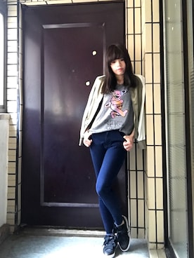 「Chaser」｜Ja̲s̲m̲i̲n̲e̲🐈  さん（レディース・162cm）の春コーディネート