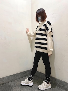 Ja̲s̲m̲i̲n̲e̲🐈  さん（レディース・163cm）の春コーディネート