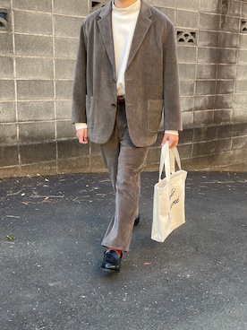 「MAISON KITSUNE」｜「アイテム（その他）」を使った、Renさん（メンズ・172cm）の冬コーディネート