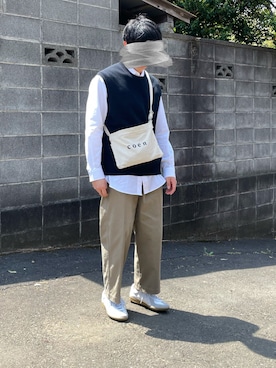 「y/m by MARSEE（イムバイマーシー）のアイテム」を使った、Renさん（メンズ・172cm）の春コーディネート