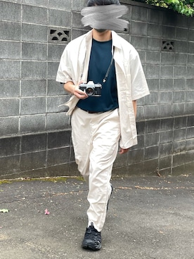 「nowm（ノウム）のアイテム（ジャケット/アウター）」を使った、Renさん（メンズ・172cm）の春コーディネート