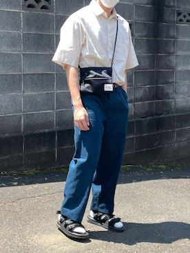 「nowm（ノウム）のアイテム（ジャケット/アウター）」を使った、Renさん（メンズ・172cm）の春コーディネート
