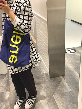 「Design Tshirts Store graniph（デザイン　ティーシャツ　ストア　グラニフ）のアイテム（シャツワンピース）」を使った、yukiさん（レディース・162cm）の秋コーディネート