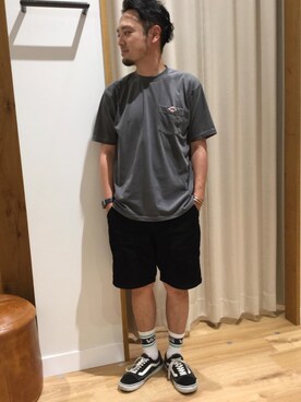 「coen」｜プレス野邊さん（メンズ・168cm）の春コーディネート