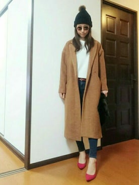 nonさん（レディース・159cm）の冬コーディネート