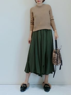 「Right-on（ライトオン）のアイテム（アクセサリー）」を使った、nonさん（レディース・159cm）の秋コーディネート