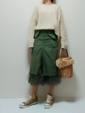 nonさん（レディース・159cm）の秋コーディネート